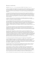 Moscow Mechanism Moscow Mechanism